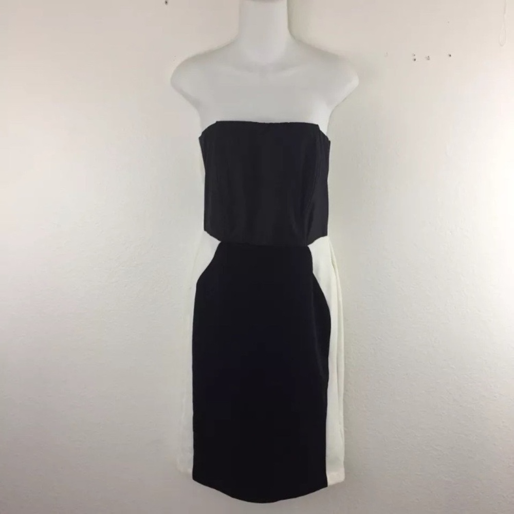 Venus Dress Color Block Cocktail Slimming Sz 12